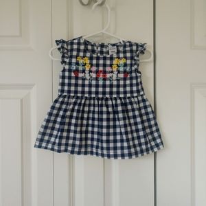 Gingham Ladybug Outfit - Girl